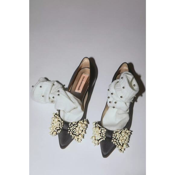 ✨ Anthropologie | Knee-High Pearl Socks ✨ - Picture 2 of 5